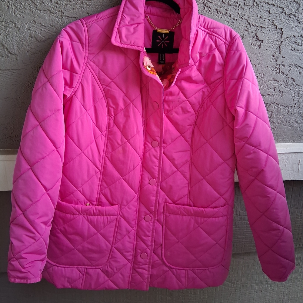Pink Quilted Kids Jacket